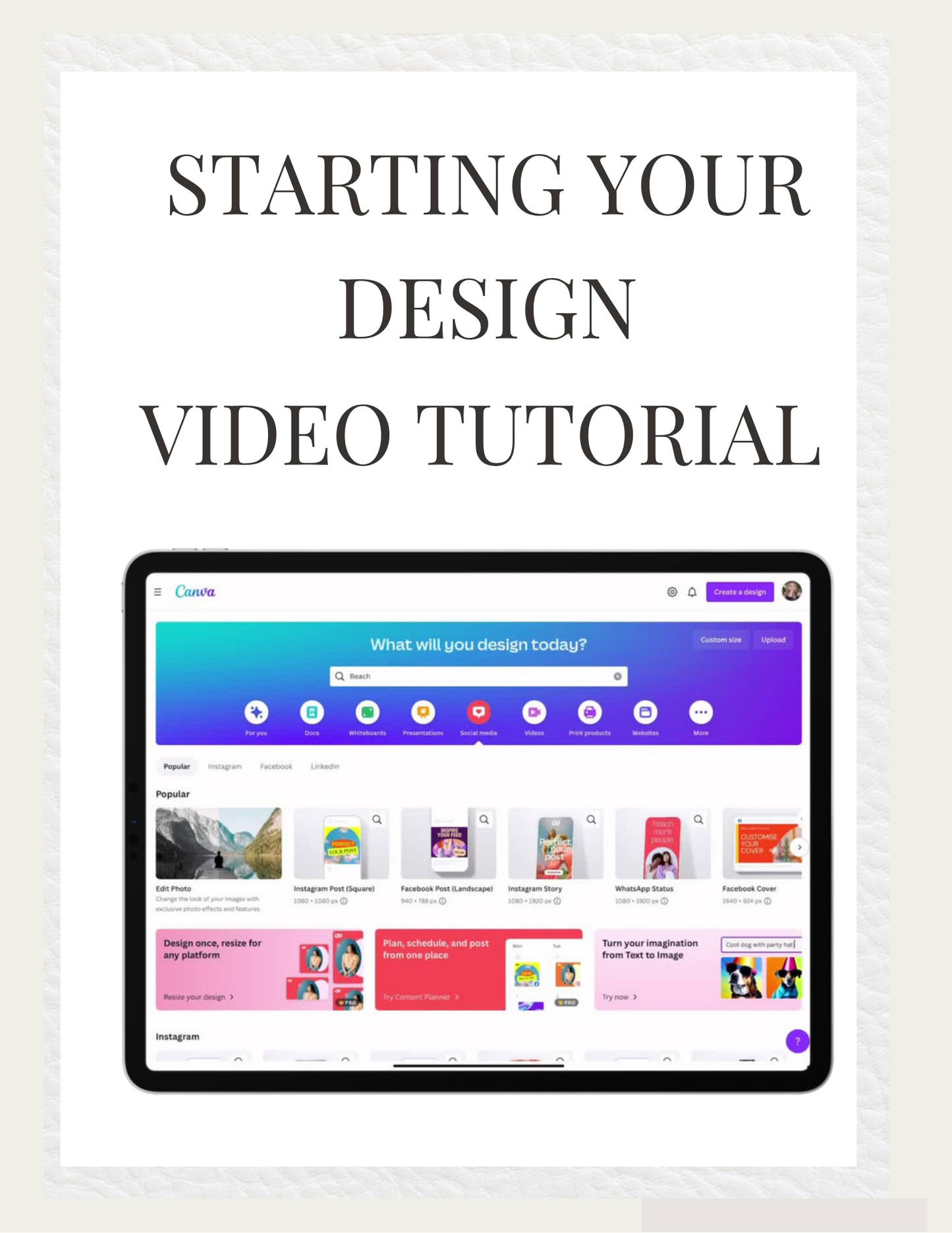 CANVA: EMPIRE BUILDING DESIGNING